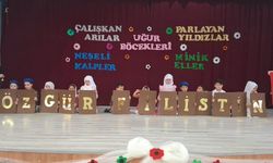 Köşklü minikler mezuniyet sevinci yaşadı