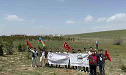 Kütahya’da Azerbaycan Ulusal Lideri Haydar Aliyev hatırasına 102 fidan dikildi