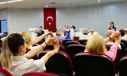 MCBÜ personeline uygulamalı ofis egzersizleri semineri verildi
