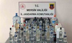 Mersin’de 127 litre sahte içki ele geçirildi