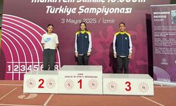Muşlu atlet Derya Kunur, Türkiye üçüncüsü oldu