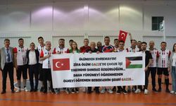 Sağlıkçılardan ’Filistin’ hassasiyeti