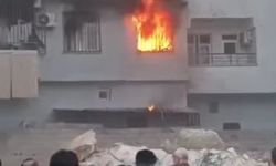 Şanlıurfa’da yangın paniği: Alev alev yanan daire küle döndü