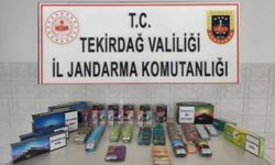 Tekirdağ’da kaçak sigara ve elektronik sigara operasyonu