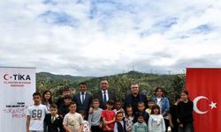TİKA’dan Arnavutluk’taki yetim ailelere zeytin fidanı ve gübre desteği