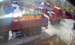Tokat’ta harekete geçen kamyonet park halindeki tıra çarparak durdu