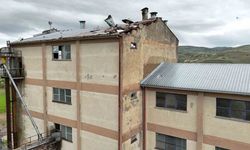 Tunceli’nin tek un fabrikası, fırtınadan ciddi zarar gördü