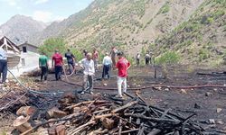 Çimenli köyündeki yangın büyümeden söndürüldü