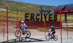Erciyes’te ’Çocuk Bisiklet ve Aktivite Parkı’ sezonu açıldı