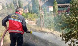 Hakkari itfaiyesinden yangın mesaisi