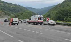 Zonguldak-Ankara yolundaki kazada 1 kişi yaralandı