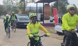 Bilecik'te pedallar Kınık için çevrildi