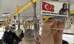 Kahramanmaraş ve Düzce’de otobüs tutacaklarına şehit isimleri yazıldı