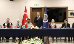 Ankara Üniversitesi'nde akademik kadro Filistinli öğrencilerle buluştu