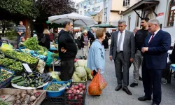 Artvin Valisi Ergün'den halk pazarına ziyaret