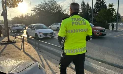 Düzce'de okul bölgelerinde yaya geçidi uygulaması