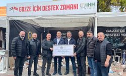 Kafkas yardım derneğinde gazze'ye destek