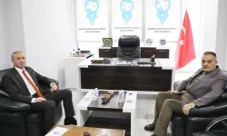 Ağrı'da Milli Eğitim Müdürü Kökrek'ten Ortadoğu Gazeteciler Cemiyeti'ne ziyaret
