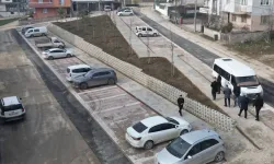 İnegöl'de otoparkla birlikte 24 fidan toprağa kavuştu