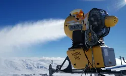 Kayseri Erciyes suni karla yeni sezona hazırlanıyor