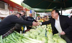 Manisa Büyükşehir'den Karaköy Pazarı ziyareti