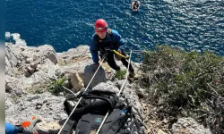 Mersin İtfaiyesi'nden nefes kesen kurtarma