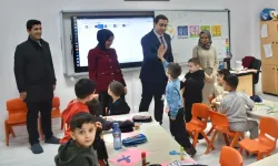Sason Kaymakamı Başar'dan anaokuluna ziyaret