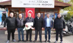 Başkan Durmuş'tan duyarlı şoföre hediye çeki