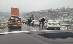 İnegöl'de yollar buz pistine döndü!