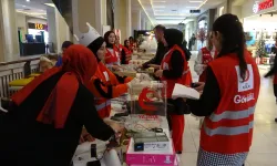 Erzurum Kızılay Kadın Kollarından Gazze, Filistin ve Sudan için hayır kermesi