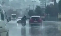Denizli'de tehlikeli motosiklet sürüşü cezasız kalmadı!
