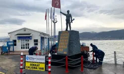Körfez Şehitler Anıtı'nda bakım