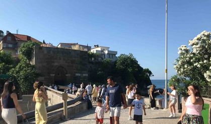 Amasra’da hafta sonu yoğunluğu