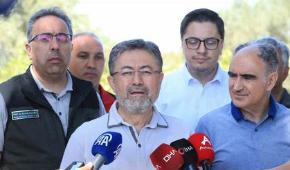 Bakan Yumaklı: "Yangınların 6’sı halen aktif, Akhisar’da tek noktaya yoğunlaştık"