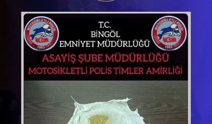 Bingöl’de uyuşturucu operasyonu