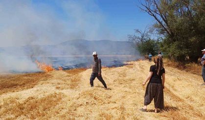 Burdur’da çıkan yangında 8 dönüm arazi zarar gördü