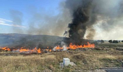 Çanakkale’de korkutan yangın