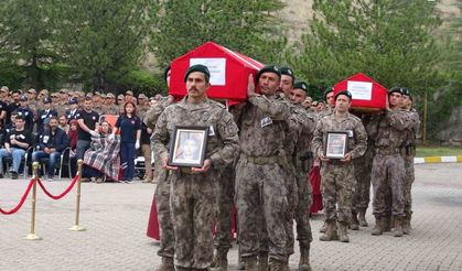 Çankırı’daki kazada hayatını kaybeden polis özel harekat kursiyerleri memleketlerine uğurlandı