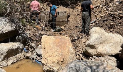 Çukurca Köprülüde su sorunu çözüldü