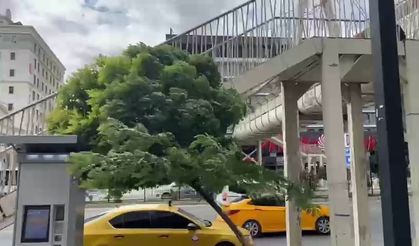 Elazığ’da fırtına etkili oldu