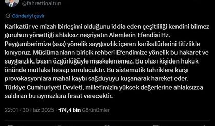 Fahrettin Altun: "Peygamberimize yönelik saygısızlık içeren karikatürleri şiddetle kınıyoruz"