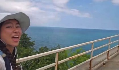 Güney Koreli gezgin Giresun’da