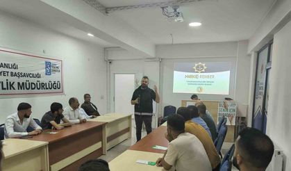 Hakkari emniyeti bin 500 broşürle UYUMA ve NARVAS tanıtıldı