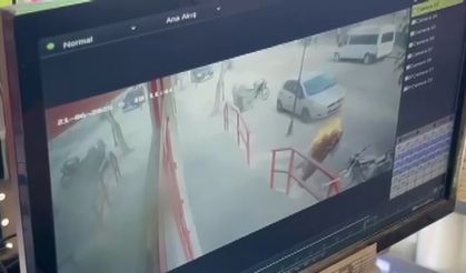 Jeneratör bir anda alev aldı, o anlar güvenlik kameralarına yansıdı