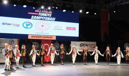 Karaman’da Halk Oyunları Yıldızlar Türkiye Şampiyonası sona erdi