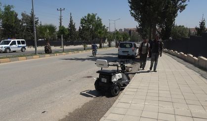 Kilis’te 3 tekerlekli motosiklet devrildi: Sürücü ağır yaralandı