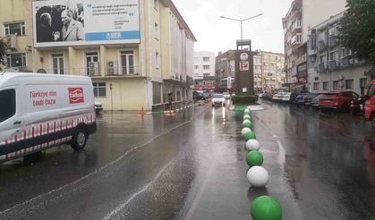 Kırklareli’nde sağanak etkili oldu