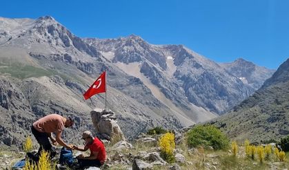 Kırşehirli dağcılar Aladağlar’da eğitim kampı düzenledi