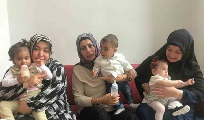 Koruyucu anneler ile bebeklerinin benzerliği dikkat çekti