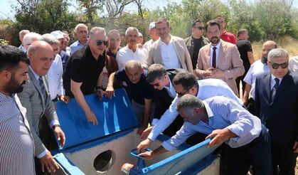 Merzifon’da 2 köye kapalı sulama sistemi